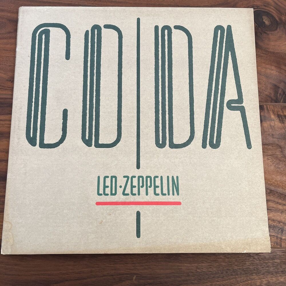 Led Zeppelin CODA Vinyl LP Gatefold Embossed Cover Swan Song 90051-1